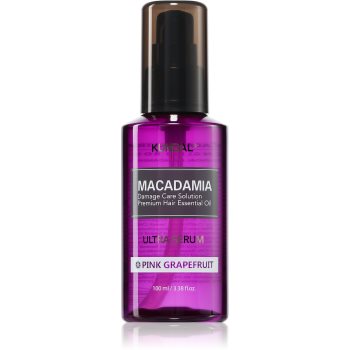 KUNDAL Macadamia Ultra Serum Pink Grapefruit ser ulei regenerator pentru par deteriorat - imagine 2
